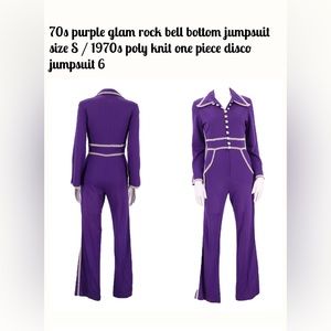 Vintage Fredrick’s of Hollywood Purple jumpsuit